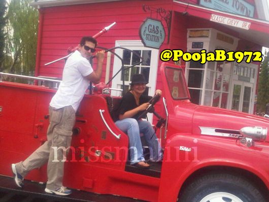 Pooja & Dino take over a fire engine to put out the heat!