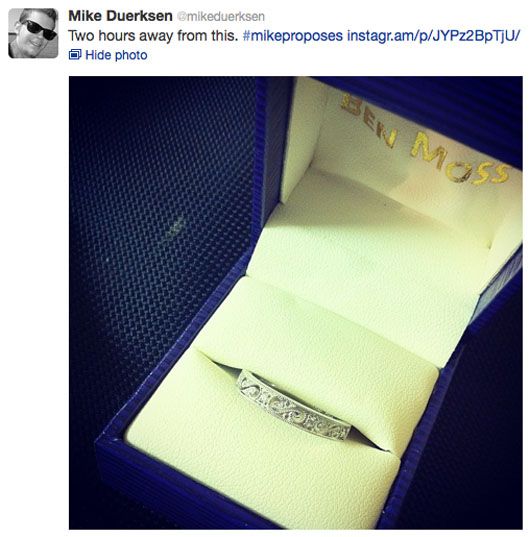 Love in the Time of Social Media: Live-Tweeted Wedding Proposal!