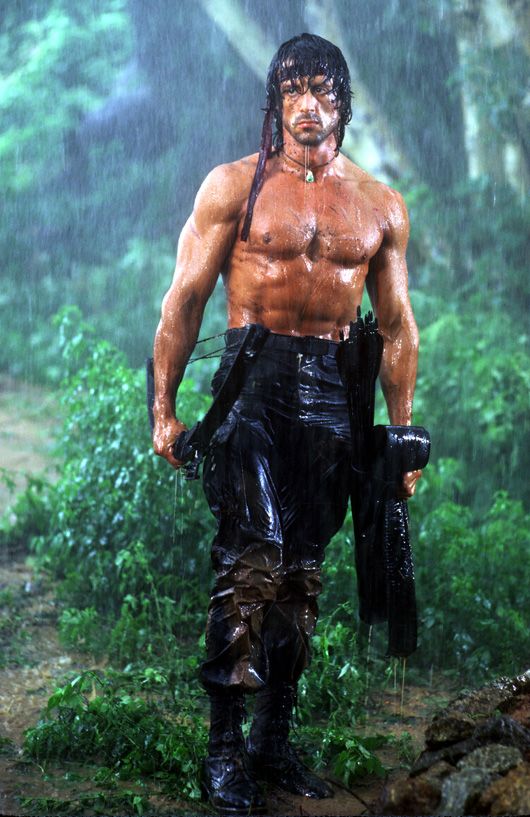 Sylvester Stallone in Rambo II