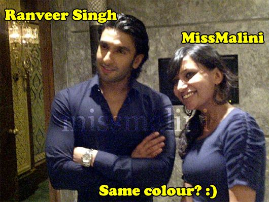 Ranveer Singh and MissMalini
