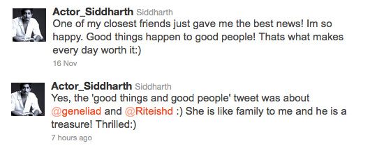Actor Siddharth tweets!