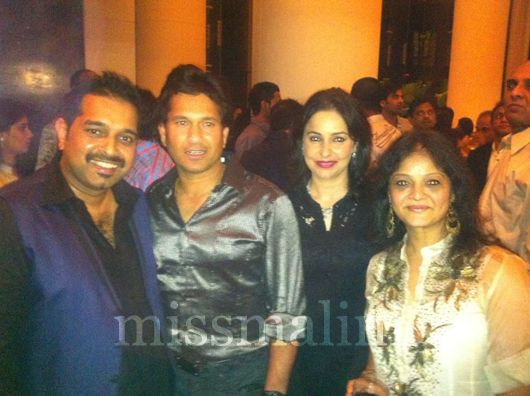 Sachin and Anjali Tendulkar at the party hosted by Nita and Mukesh Ambani