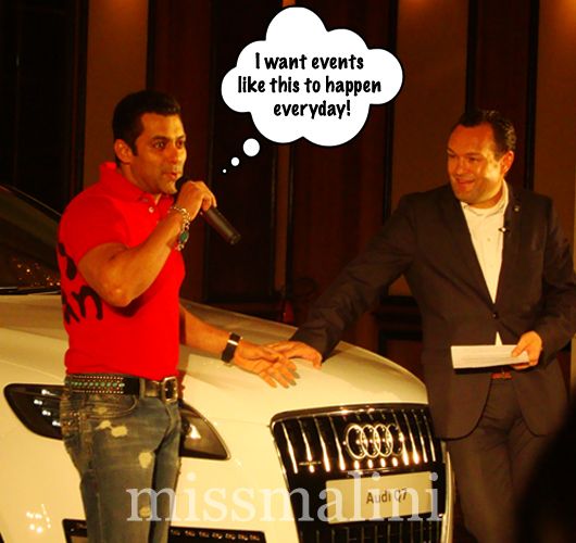 Salman Khan talks about his new car!