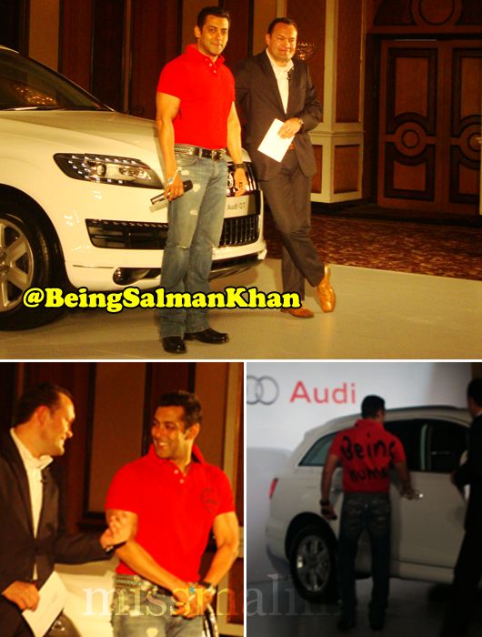 Salman Khan & Michael Perschke, Head, Audi India