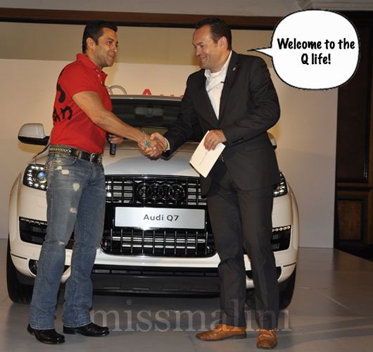 Salman Khan Has a Brand New Audi Q7!