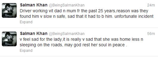 Salman's tweets