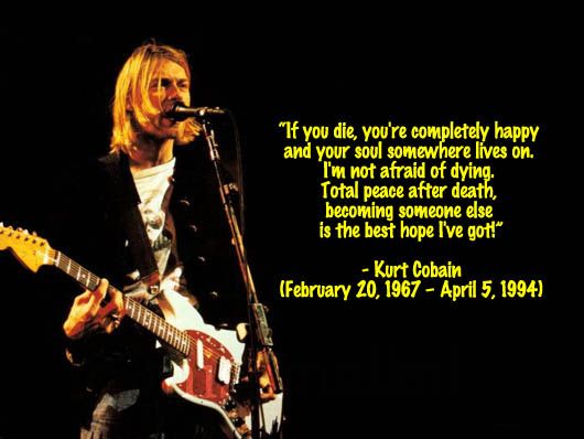 Kurt Cobain, lead singer of Nirvana