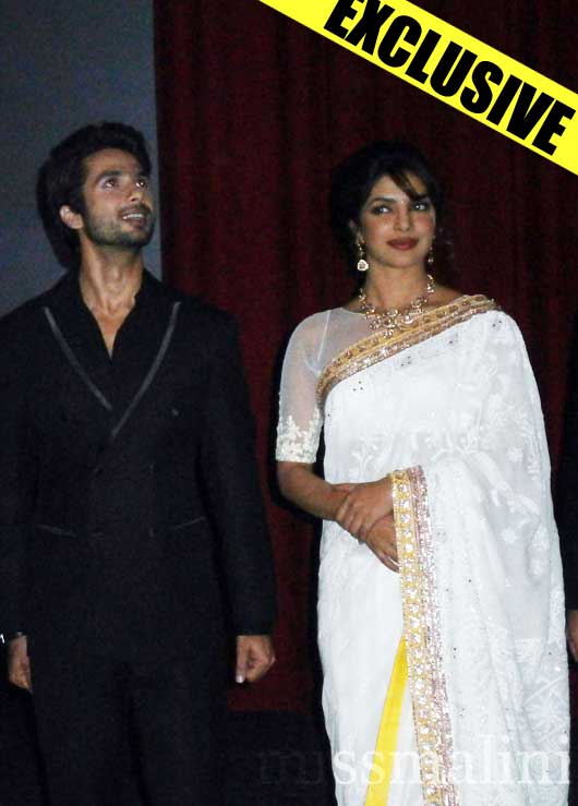 Shahid Kapoor and Priyanka Chopra