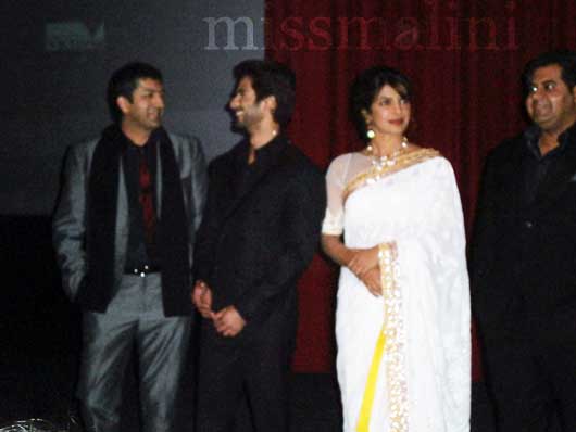 Kunal Kohli, Shahid Kapoor and Priyanka Chopra (photo | Mahezabeen Tariq)