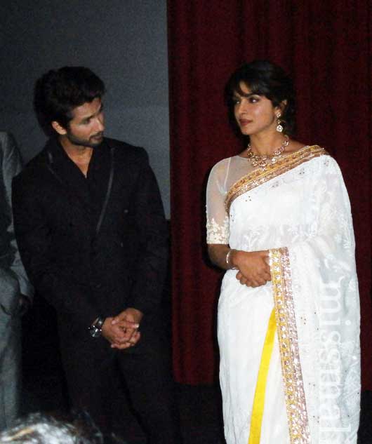 Shahid Kapoor and Priyanka Chopra (photo | Mahezabeen Tariq)