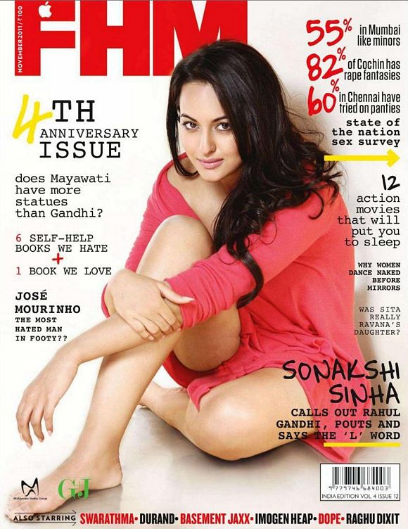 Sonakshi Sinha on FHM (More Like WTF?)