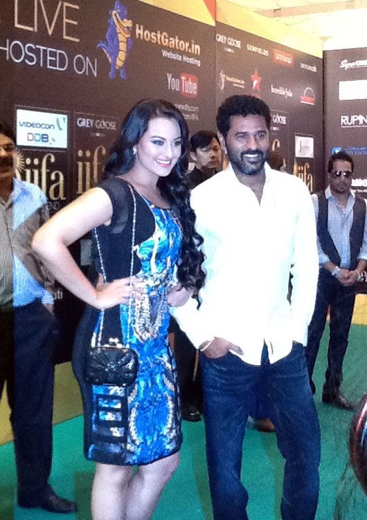 Sonakshi Sinha and Prabhu Deva