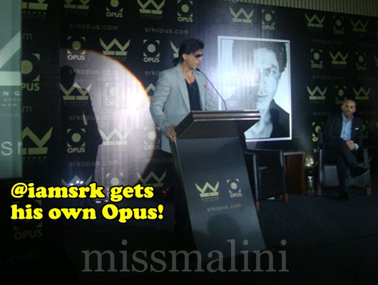 @iamsrk gets an Opus!