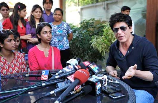 Shah Rukh Khan at the press conference