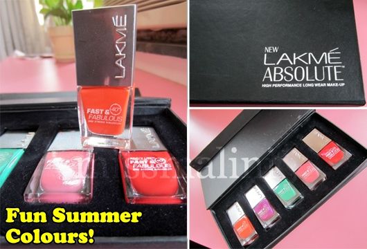 Lakmé Absolute Nail Polish, Win a Set of Five Fast &#038; Fabulous Colors!