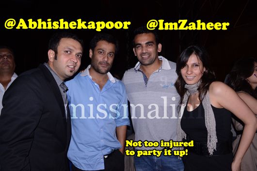 Mehul Patel, Abhishek Kapoor, Zaheer Khan at Tote Lounge & Bar!