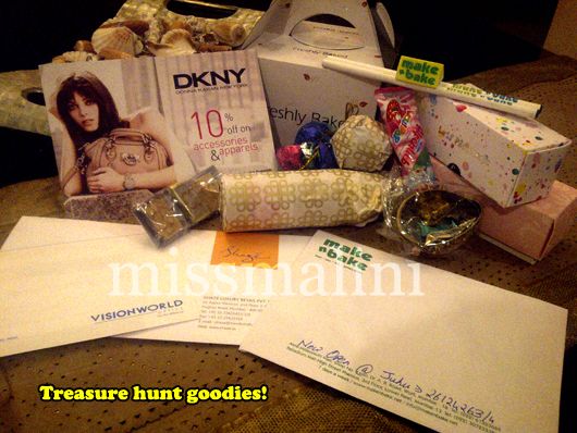 treasure hunt goodies