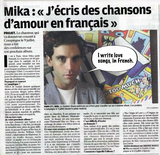 Mika in the news
