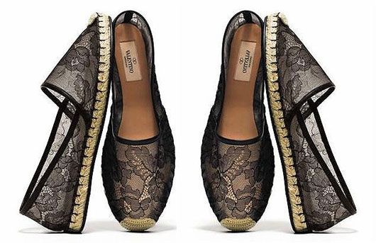 Valentino Lace Espadrilles