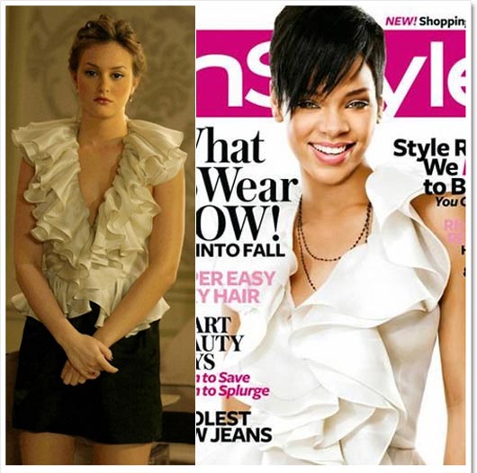 Totally love Leighton and Rihanna in this look.