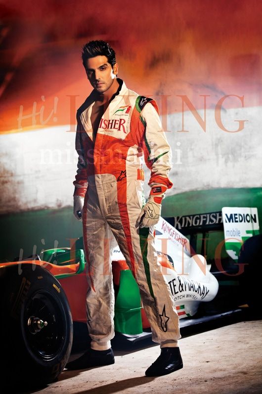 Zayed Khan’s F1 Style in Hi! Living Magazine