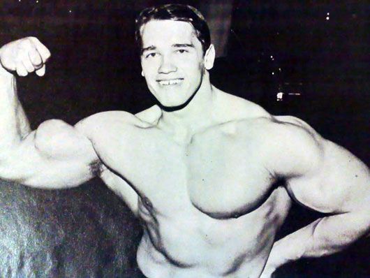 Arnold Schwarzenegger in 1968 (photo credit: bodybuilding.com)