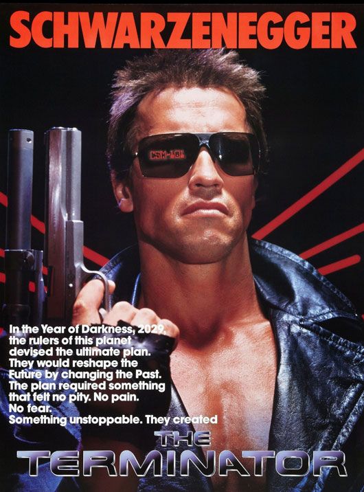 Terminator Movie Poster 1985
