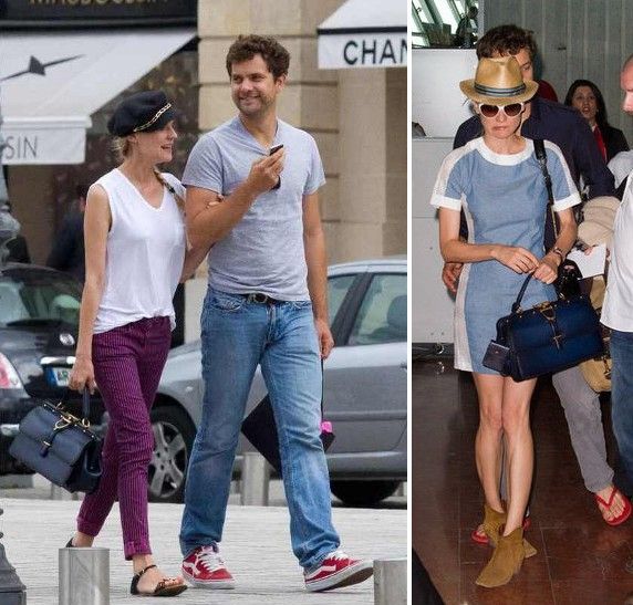 Diane Kruger carrying the Gucci 'Lady Stirrup' bag