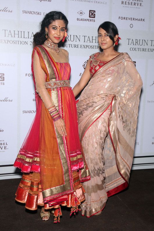 Models in Tarun Tahiliani couture Models in Tarun Tahiliani couture