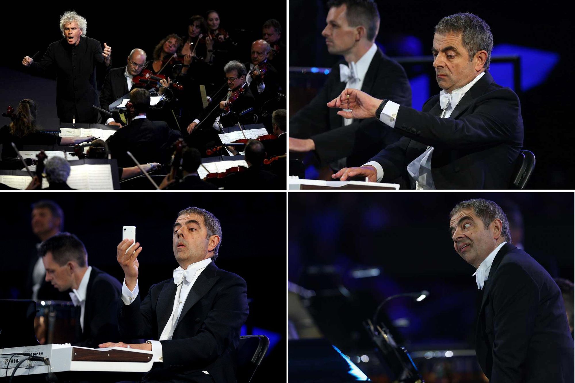Mr Bean at the London 2012 Olympics Opening Ceremony