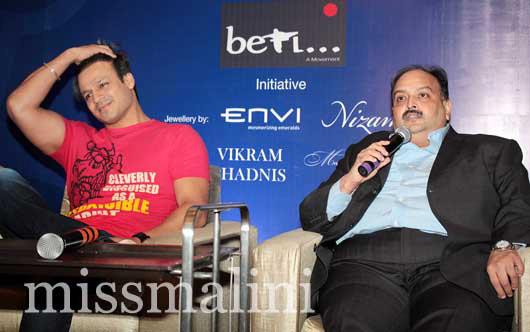 Vivek Oberoi and Mehul Choksi of the Gitanjali Group