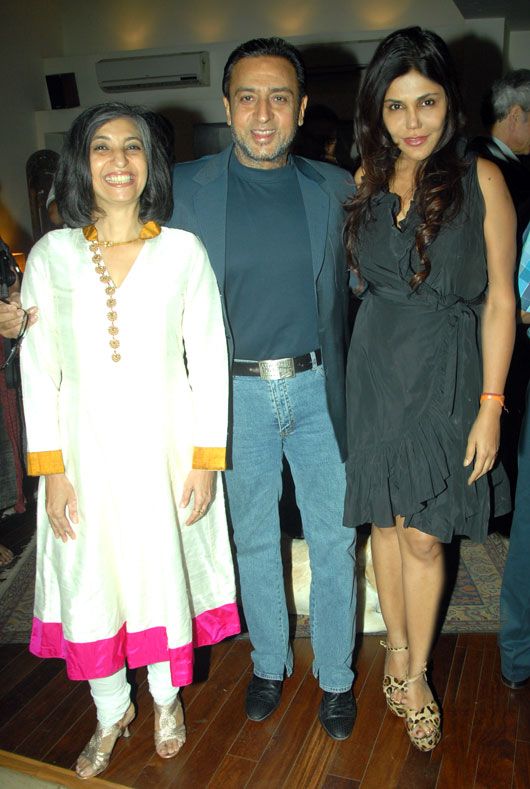 Shalini Pradhan, Gulshan Grover, Nisha JamVwal at The Bruce Bresford Party