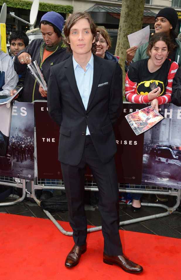 Cillian Murphy in Prada at the London premiere of "The Dark Knight Rises"