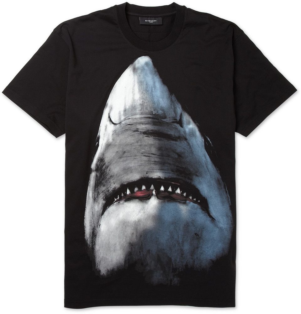 Givenchy Shark-Print T-Shirt (Photo courtesy | Mr Porter)