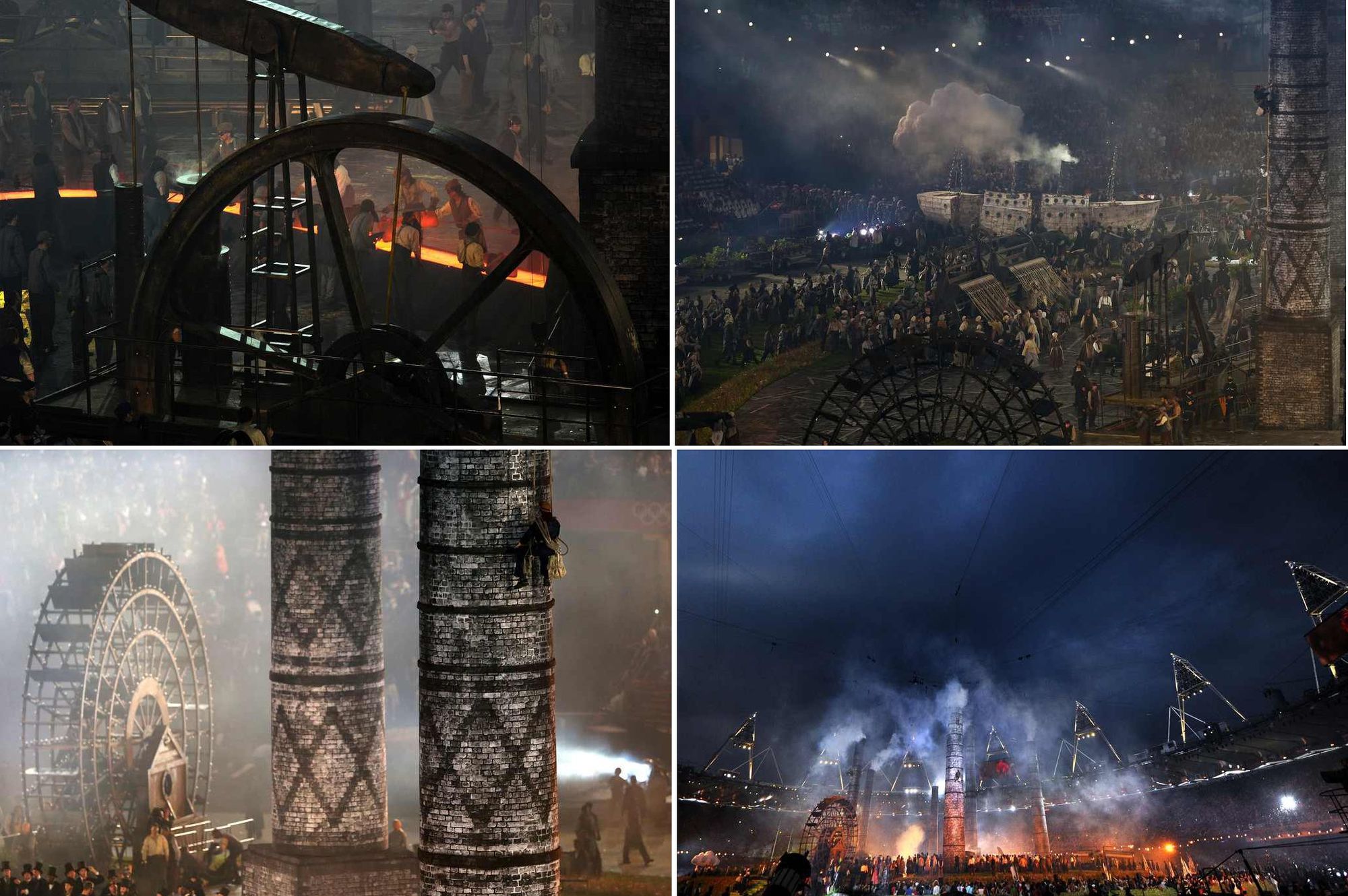 The Industrial Revolution sequence at the London 2012 Olympics Opening Ceremony
