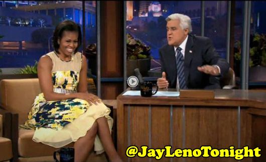 Michelle Obama on the Jay Leno show