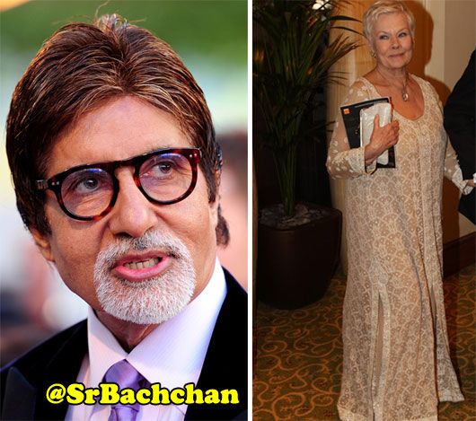 Amitabh Bachchan & Judi Dench