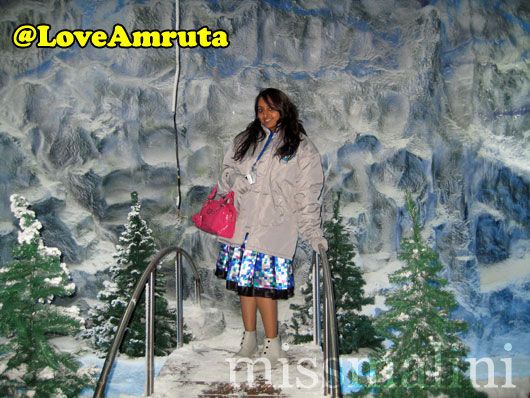 Amruta at Snow World