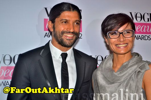 Farhan and Adhuna Akhtar