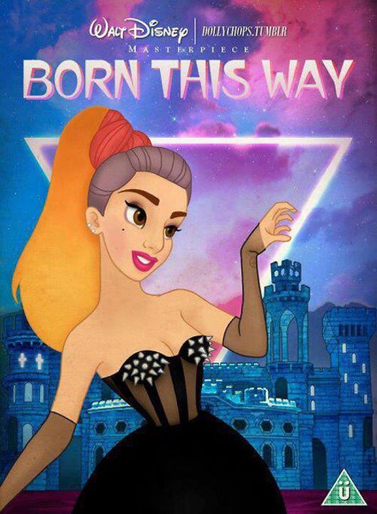 Lady Gaga as a Disney Princess