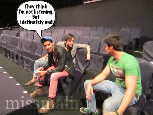 Romey, Kabir and Namit get talking