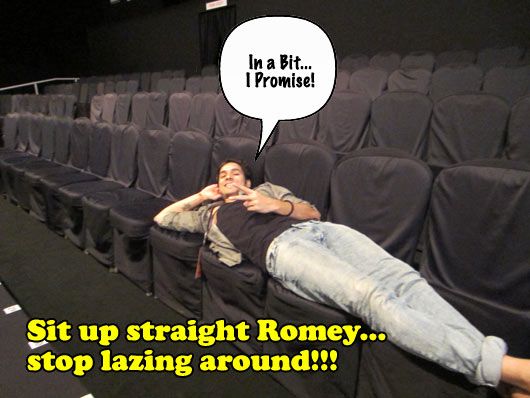 Romey takes it easy for a while