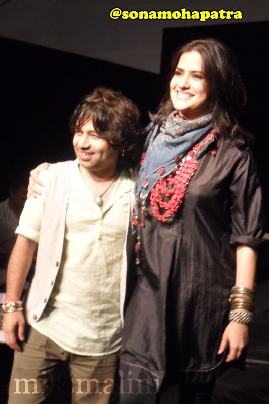 Kailash Kher and Sona Mohaopatra