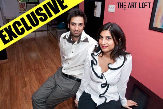 Kevin and Leila Tayebaly, founders of The Art Loft in Bandra