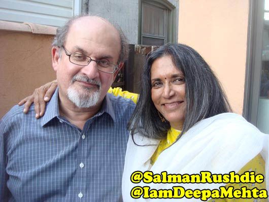 Salman Rushdie and Deepa Mehta