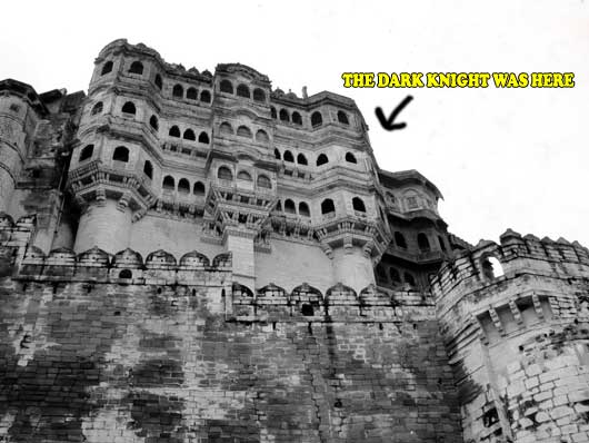 Mehrangarh Fort in Jodhpur was one of the location in THE DARK KNIGHT RISES