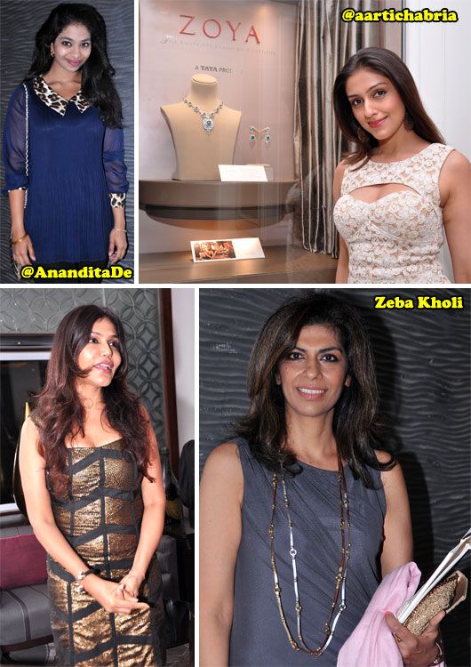 Anandita De, Aarti Chabria and Zeba Kohli. Nisha JamVwal speaks of the private viewing rooms and luxury experience at Zoya