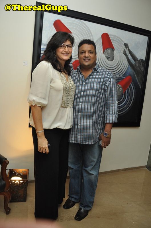 Sanjay Gupta with wife Anu