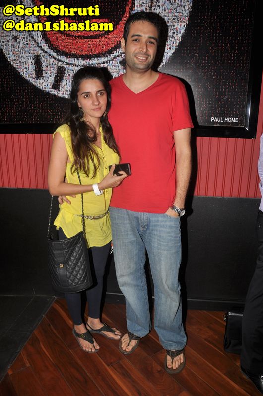 Shruti Seth with Danish Aslam