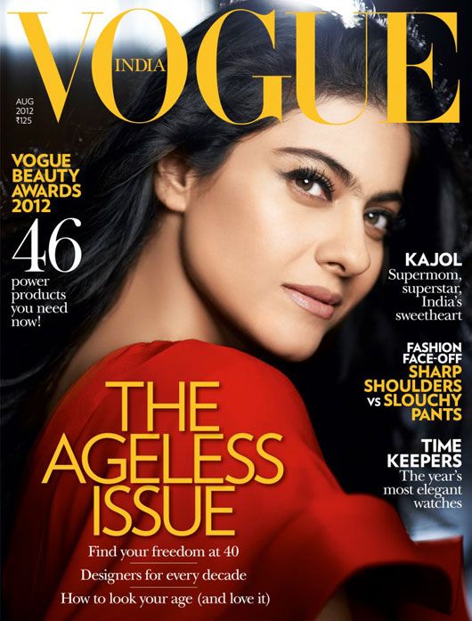 Kajol for Vogue India August 2012